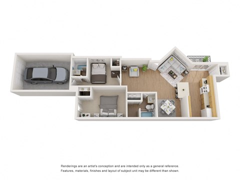 B4 Floor Plan at Wymberly Crossing, Grand Prairie, 75052
